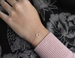 Diamond Lucky Horseshoe Bracelet in 10k, 14k, and 18k Gold