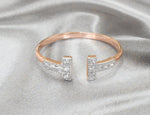 Two Bar 0.10 ctw Diamond Ring