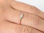 Marquise Diamond Ring / Marquise Wedding Ring / Marquise Cut Ring / 10k 14k 18k Gold / Engagement Ring Bridal Ring / Bezel Setting