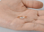 Marquise Diamond Ring / Baguette Diamond Ring / Unique Diamond Ring / 10k 14k 18k Solid Gold Ring / Wedding Engagement Promise Ring