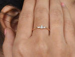 Pear Cut and Baguette Diamond Ring