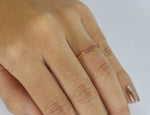 Natural Ruby in 10k, 14k, 18k Solid Gold Ring