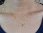 Genuine Emerald Star of David Necklace