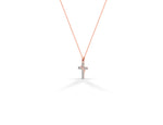 0.07 ctw Diamond Cross Necklace