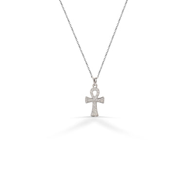 0.25 Ct Diamond Cross Necklace