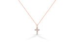 0.07 ctw Diamond Cross Necklace