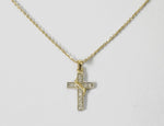 0.07 ctw Diamond Cross Necklace