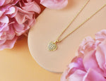 Heart Shaped Diamond necklace/ 10K 14K 18K gold/ Gold heart necklace/ Gifts for her