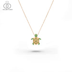 rose_gold_stone_emerald_turtle_necklace_jewels_by_tarry