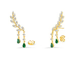 yellow_gold_gemstone_2.25ct_emerald_diamond_leaf_drop_earrings_jewels_by_tarry
