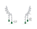 white_gold_gemstone_2.25ct_emerald_diamond_leaf_drop_earrings_jewels_by_tarry
