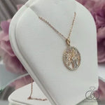 Tree Of Life 0.24 Ct Diamond Necklace