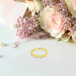 Diamond Wedding Ring in Solid Gold