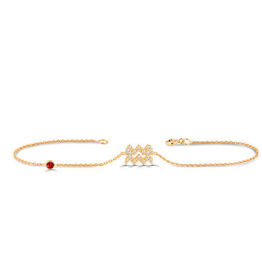 rose_gold_diamond_aquarius_zodiac_birthstone_bracelet_jewels_by_tarry