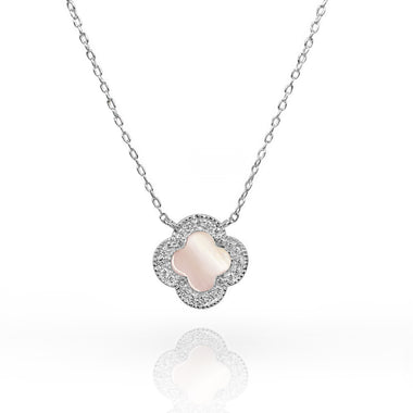 white_gold_diamond_pink_MOP_clover_necklace_jewels_by_tarry