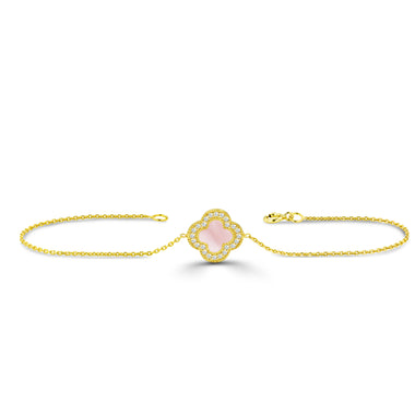yellow_gold_diamond_pink_clover_mother_of_pearl_bracelet_jewels_by_tarry