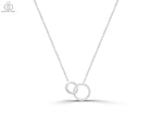 white_gold_0.13Ct_diamond_interlocking_two_circle_rings_necklace_jewels_by_tarry