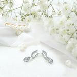 0.70 Ct Diamond Marquise Shaped Drop Earrings