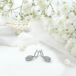 1.75 Ct Diamond Marquise Drop Earrings