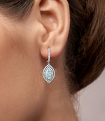 1.75 Ct Diamond Marquise Drop Earrings