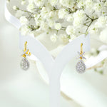 1.20 Ct Diamond Pear shaped Drop Earrings