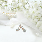 0.73 Ct Diamond Pear Shaped Drop Earrings