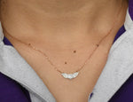 Winged Heart Diamond Necklace