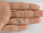 Winged Heart Diamond Necklace