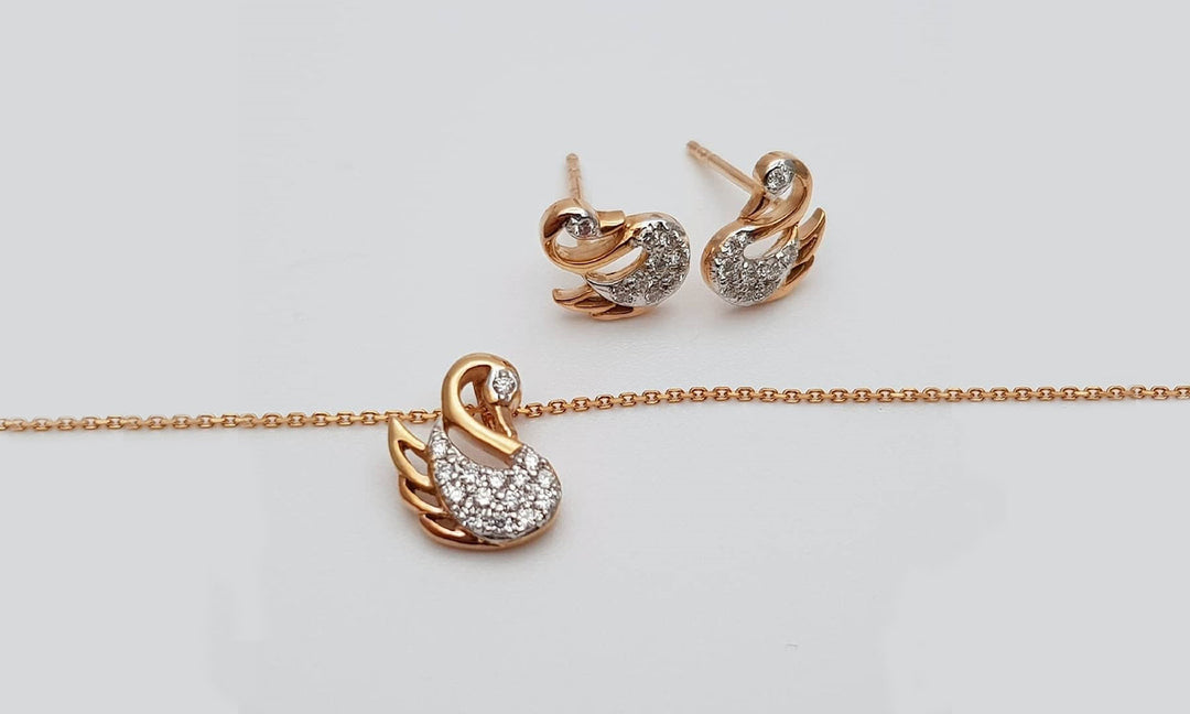 Swarovski Swarovski Iconic Swan earring jackets, Swan, Black, Rose gold-tone  plated 5193949 - Morré Lyons Jewelers