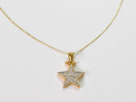 Diamond Star Pendent Necklace in 18k Yellow Gold / Dainty Star Diamond Necklace / Simple Diamond Necklace / Everyday Necklace / DP501 - Jewels By Tarry