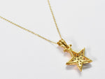 Diamond Star Pendent Necklace in 18k Yellow Gold / Dainty Star Diamond Necklace / Simple Diamond Necklace / Everyday Necklace / DP501 - Jewels By Tarry