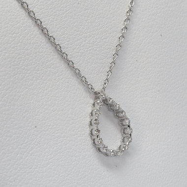 Pear Shape Diamond Necklace in Gold