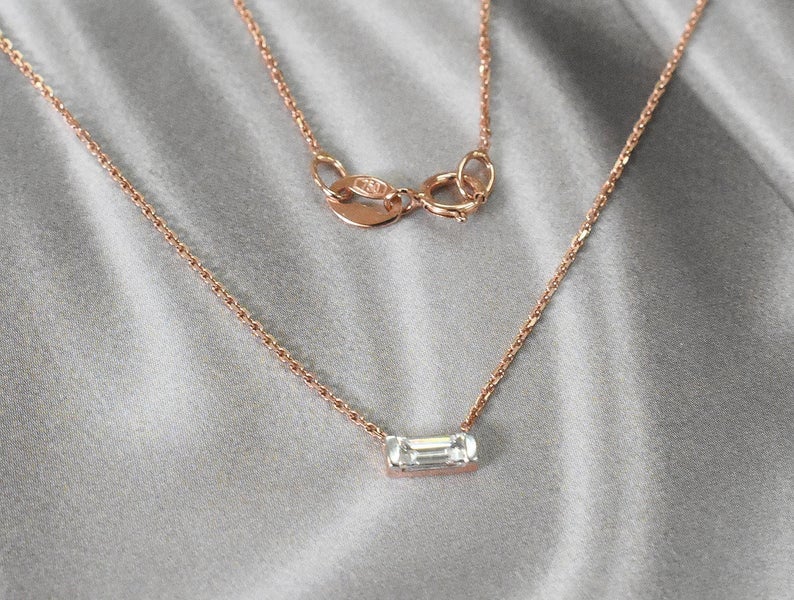 Diamond Cluster necklace - 27JEWELRY