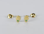 yellow_gold_stone_emerald_tiny_hamsa_hand_earrings_jewels_by_tarry